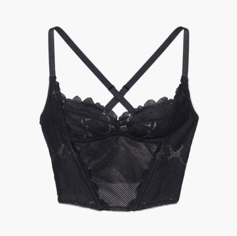 Savage X Fenty Floral Glow Lace Bustier